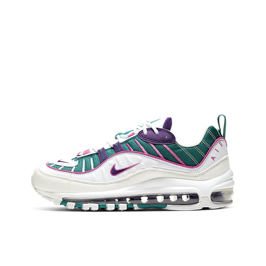 Nike Air Max 98 白绿紫