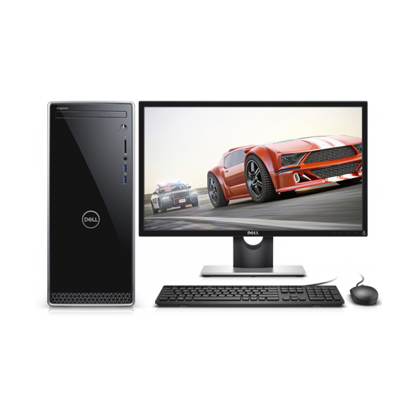 Dell/戴爾 靈越3670 23.6英寸臺式電腦整機