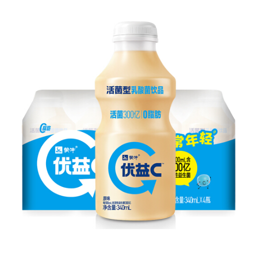 【京东女神节】蒙牛 优益C 原味340ml*4