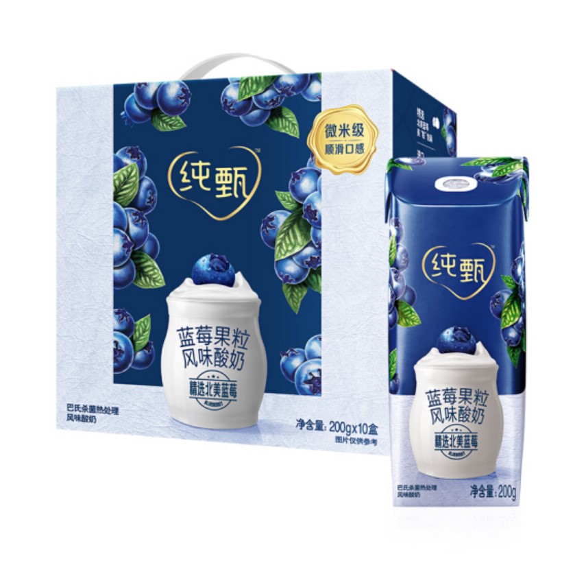 【京东女神节】蒙牛 纯甄常温风味酸牛奶200g×10