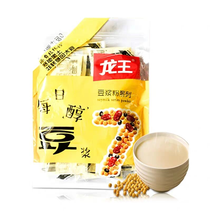 【天猫38节】龙王豆浆粉30g*16包原味甜味早餐商用家用豆粉冲饮