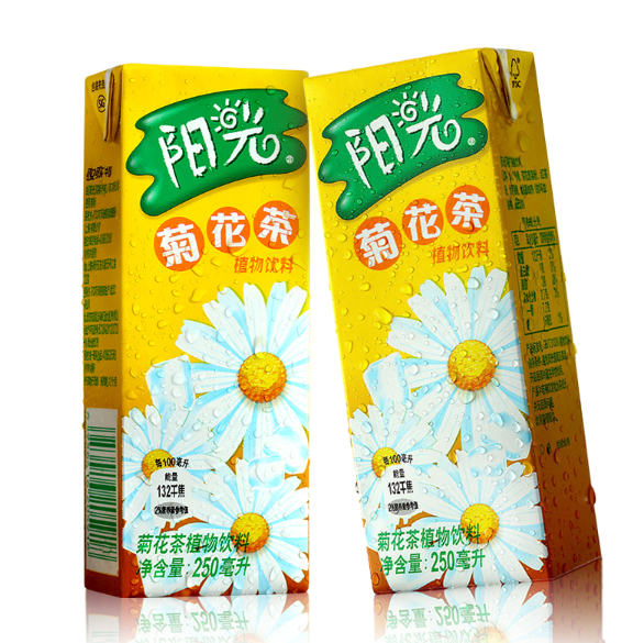 可口可乐阳光菊花茶纸包250ML*24