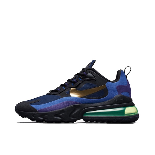 【NIKE官网超值五折】Nike Air Max 270 React 深蓝绿