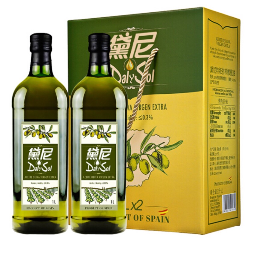 黛尼（DalySol）特級初榨橄欖油1L*2禮盒裝