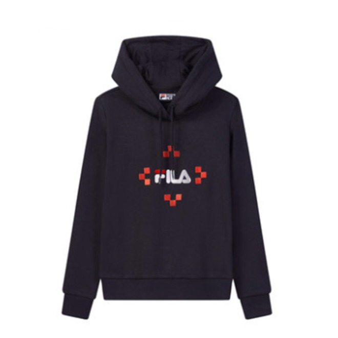 【超級品類日】FILA  2019AW刺繡格紋經(jīng)典百搭衛(wèi)衣