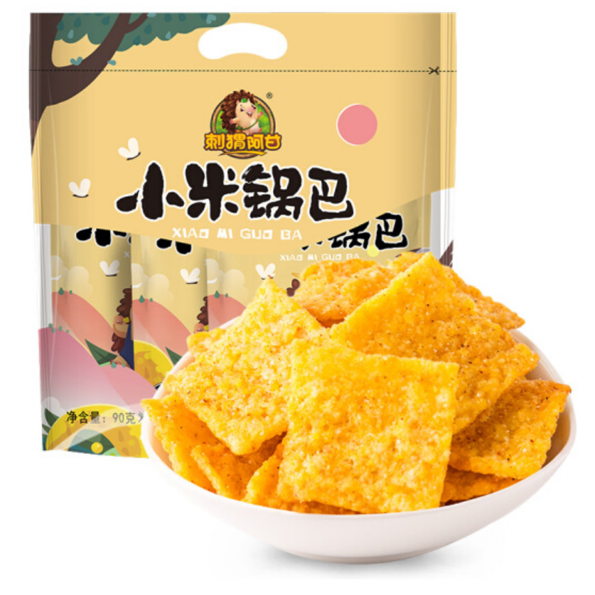 ​刺猬阿甘 小米锅巴 90g*3袋