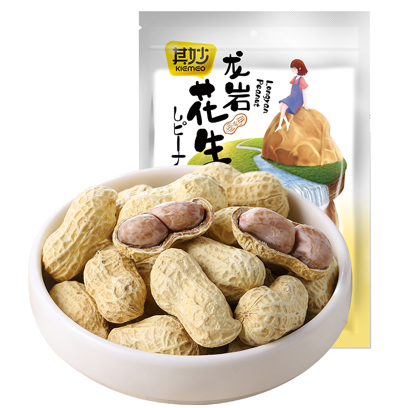 其妙 蒜香味花生500g