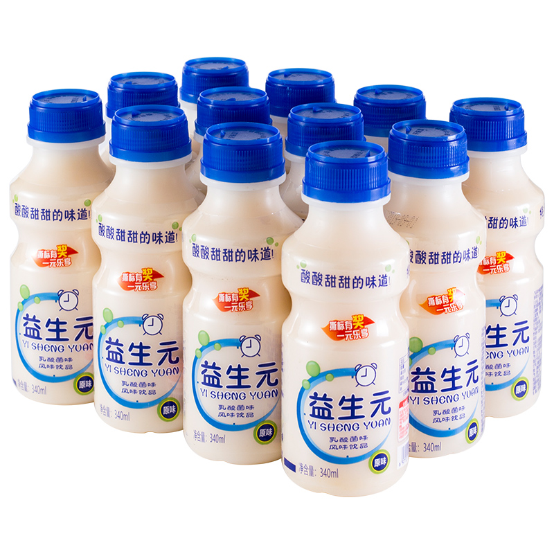 ?雅買佳 益生元乳酸菌飲品整箱340ml*12瓶