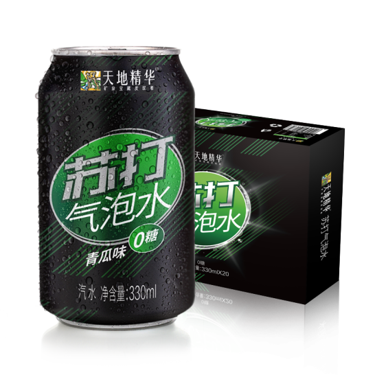 天地精华 青瓜味气泡苏打水330ml*20瓶