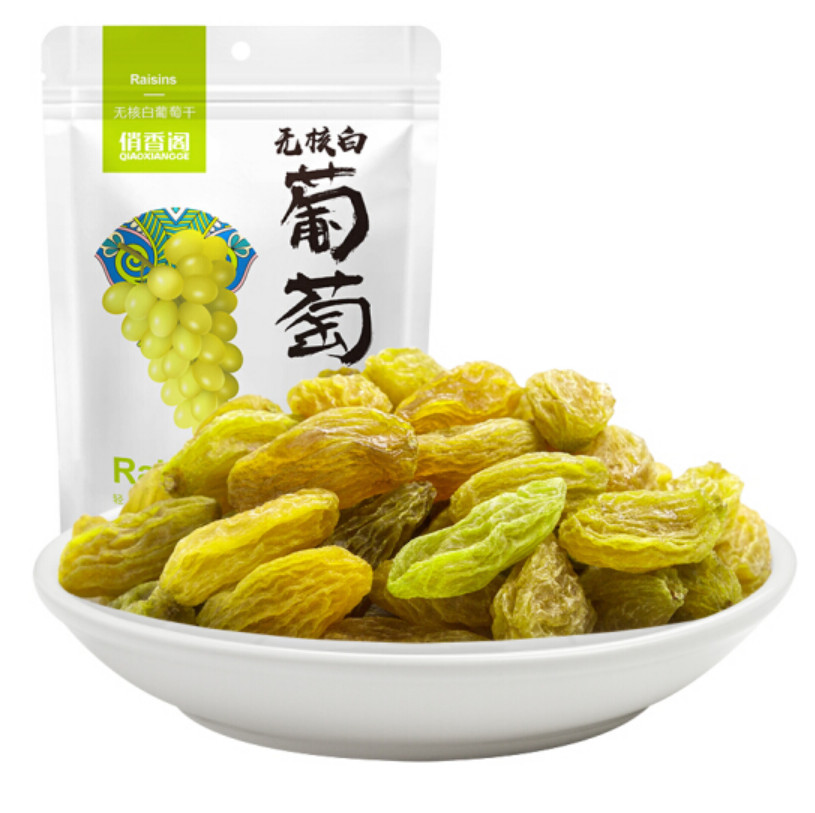 俏香閣  無(wú)核白葡萄干100g/袋