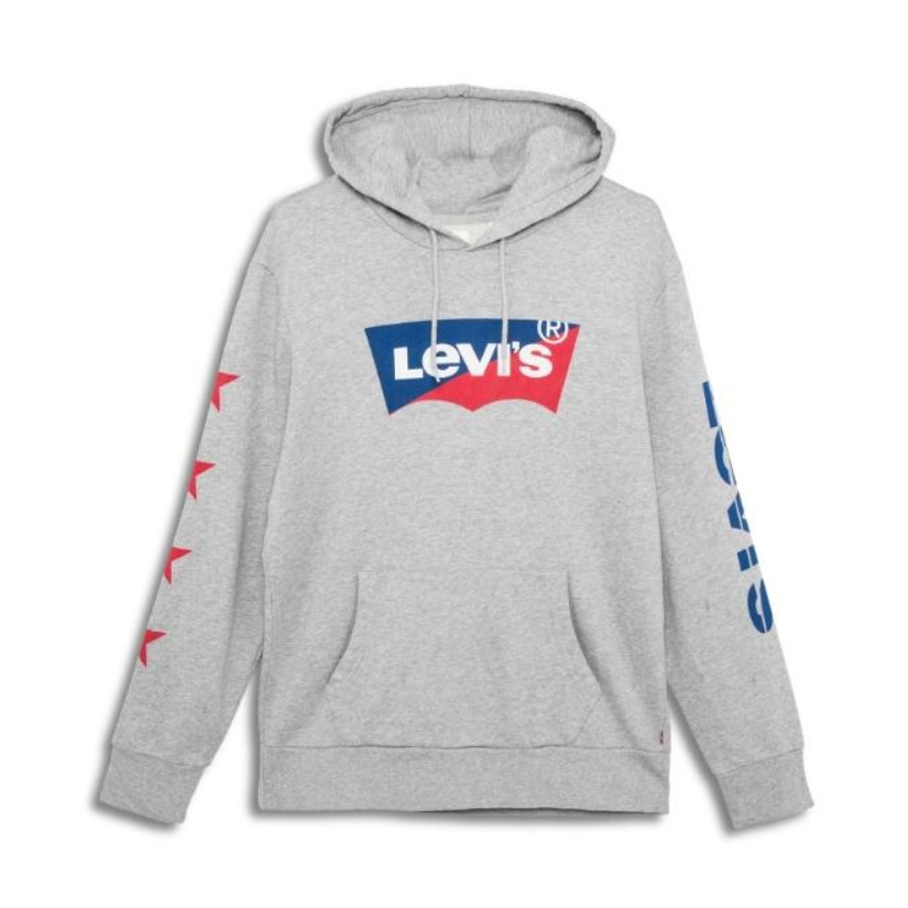 【優(yōu)惠促銷】Levi's LOGO印花連帽衛(wèi)衣