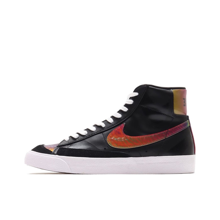推荐商品：Nike Blazer 板鞋 经典复古防滑舒适百搭  Thermal Black 黑/紫/橙Hi