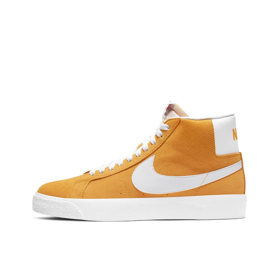 推荐商品：Nike SB Blazer Zoom 滑板鞋 板鞋 拼接时尚复古防滑耐磨透气运动休闲舒适百搭 黄白