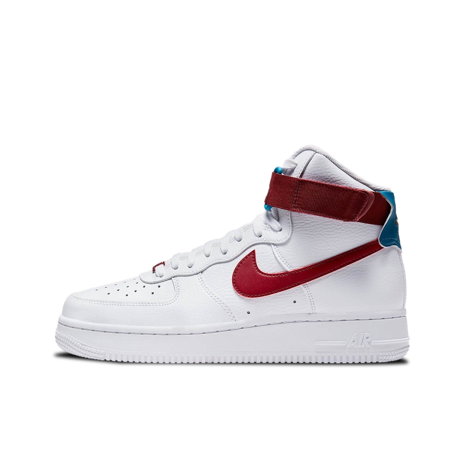 推荐商品：Nike Air Force 1 空军一号 板鞋 轻便舒适百搭耐磨防滑复古 Team Red 高帮/白红绿
