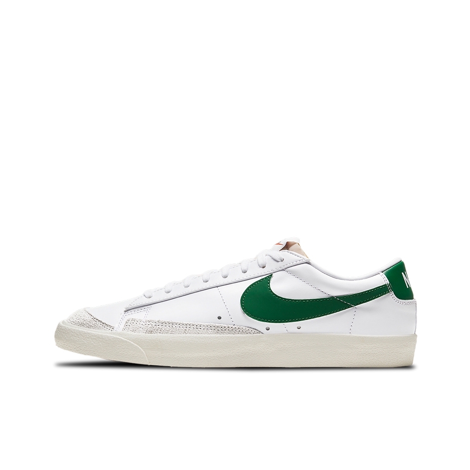 推荐商品：Nike Blazer 板鞋 经典复古防滑舒适百搭 Pine Green 低帮/白色/松绿