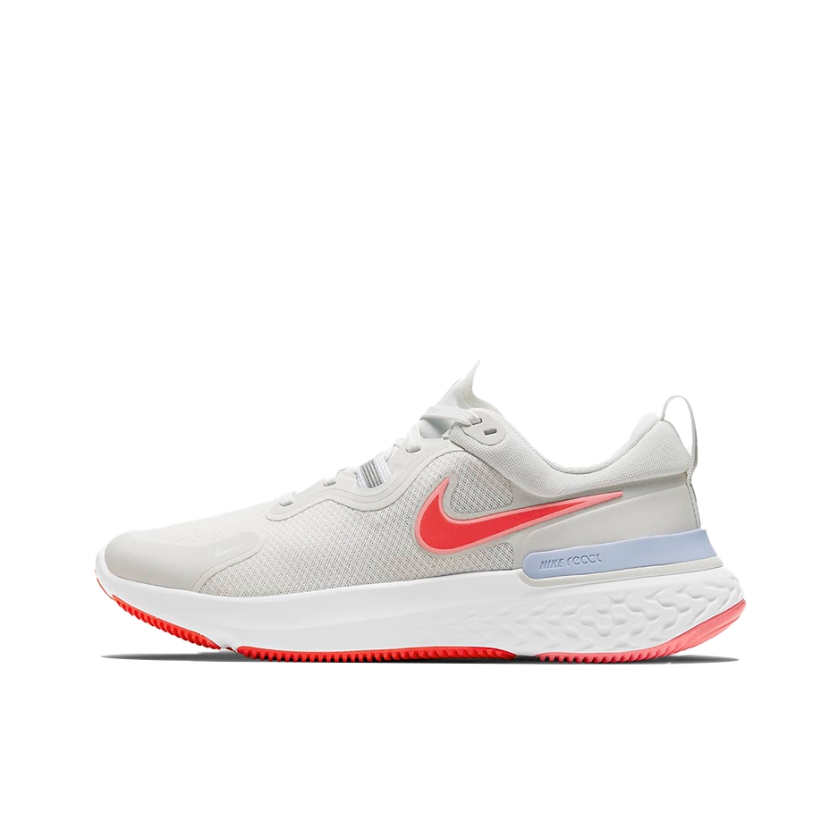 推荐商品：Nike React Miler 跑鞋 缓震织物合成革 灰色/红色