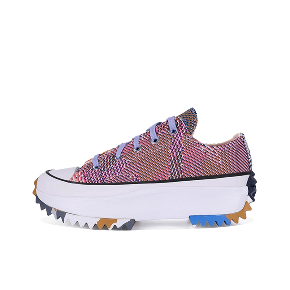 推荐商品：Converse/匡威 Run Star Hike 厚底 防滑 松糕鞋 增高鞋 运动休闲鞋 低帮/蓝粉白