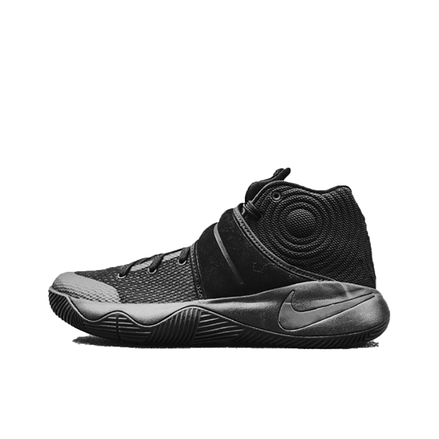 推荐商品：Nike Kyrie 2 欧文 篮球鞋 减震回弹实战轻便防滑耐磨舒适百搭圆头中帮 Triple Black 黑色