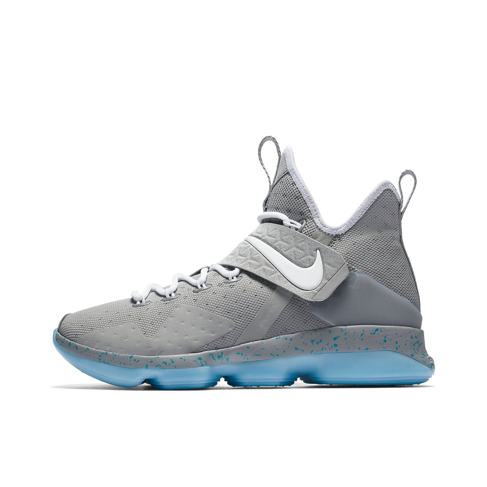 推荐商品：Nike Zoom Lebron 14 篮球鞋 防滑耐磨实战减震轻便圆头支撑 MAG 白炫彩