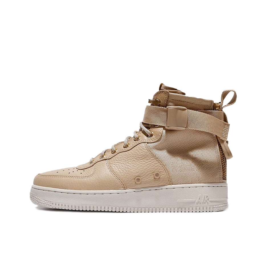 推荐商品：Nike Air Force 1 SF 板鞋 机能缠绕防滑耐磨减震透气复古包裹性 Mid Mushroom 浅棕Mid