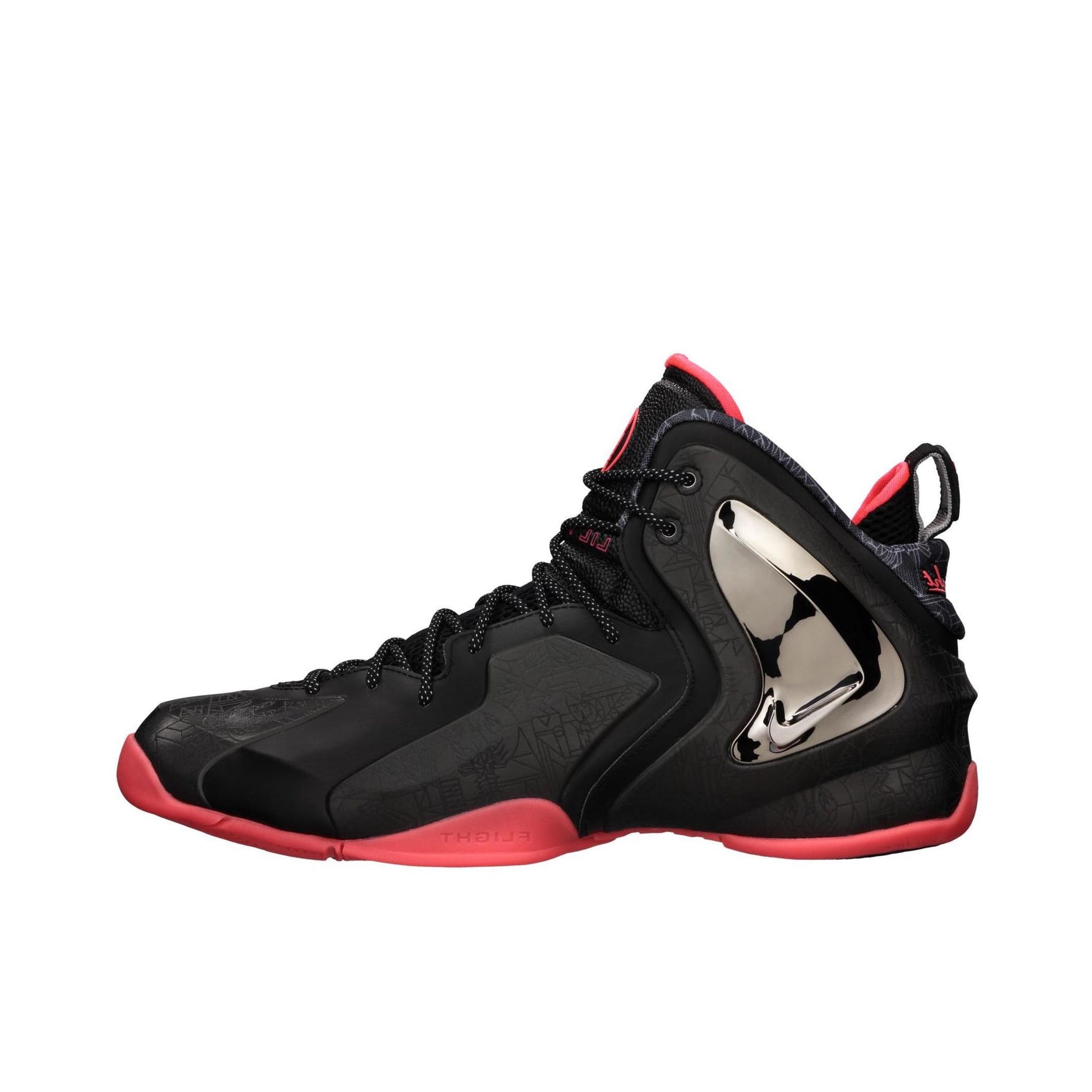 推荐商品：Nike Lil' Penny Posite 减震回弹 防滑耐磨 复古 篮球鞋 NOLA Gumbo League 黑/红