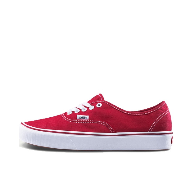 推荐商品：Vans/范斯 Authentic 潮流休闲 轻便舒适 防滑耐磨 百搭运动 复古 板鞋 Racing Red ComfyCush/红色
