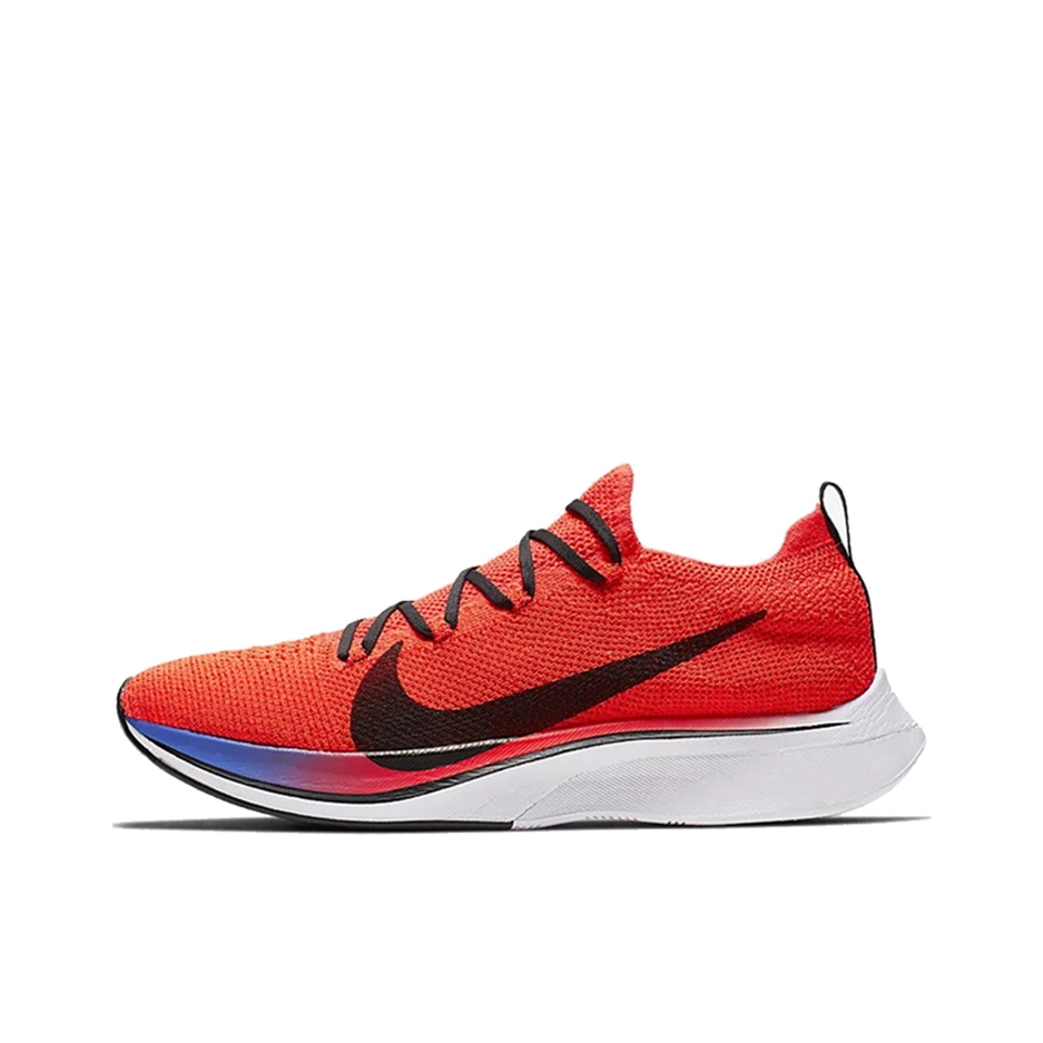 推荐商品：Nike Air Zoom VaporFly 4% 跑鞋 防滑缓震轻盈马拉松泡棉碳板编织 Bright Crimson Blue 红黑 FK