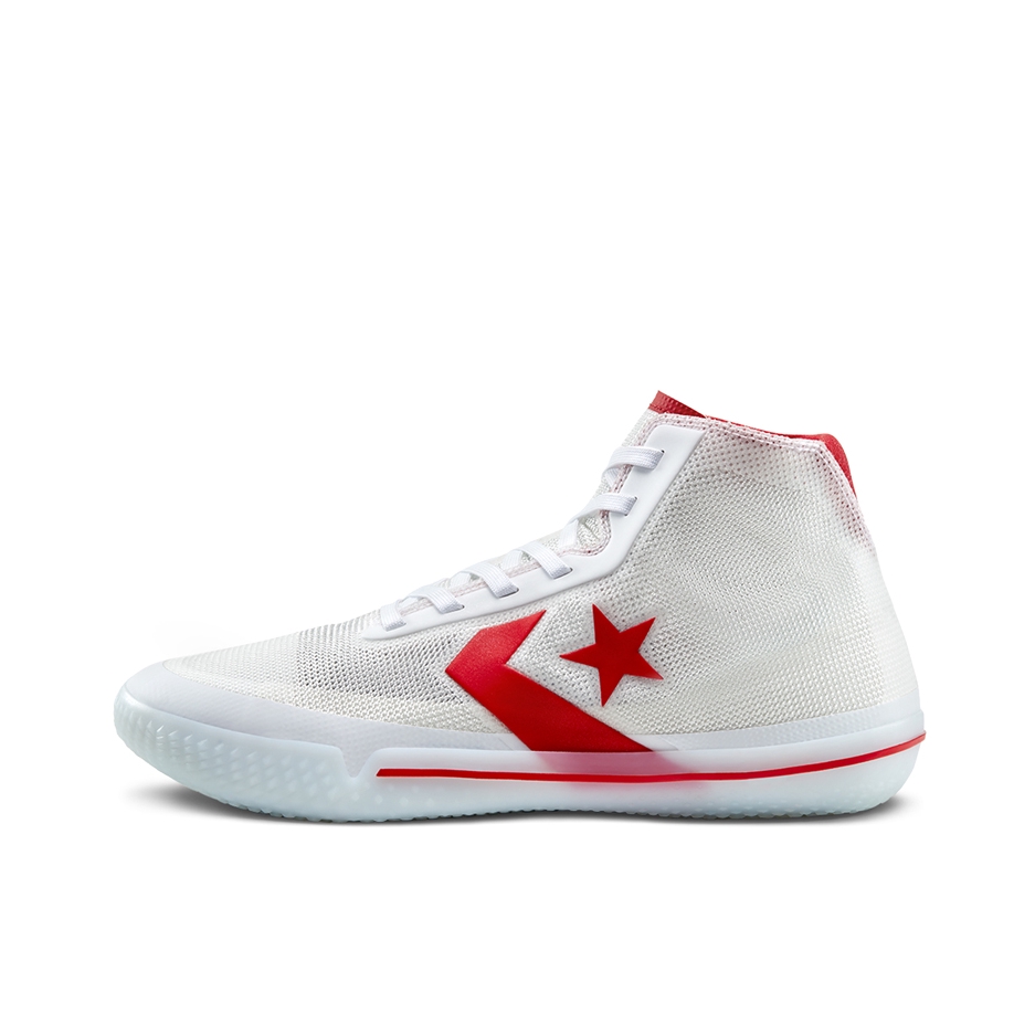 推荐商品：Converse/匡威 All Star Pro BB 减震回弹 防滑耐磨 舒适透气 支撑 实战 圆头 篮球鞋 白橙