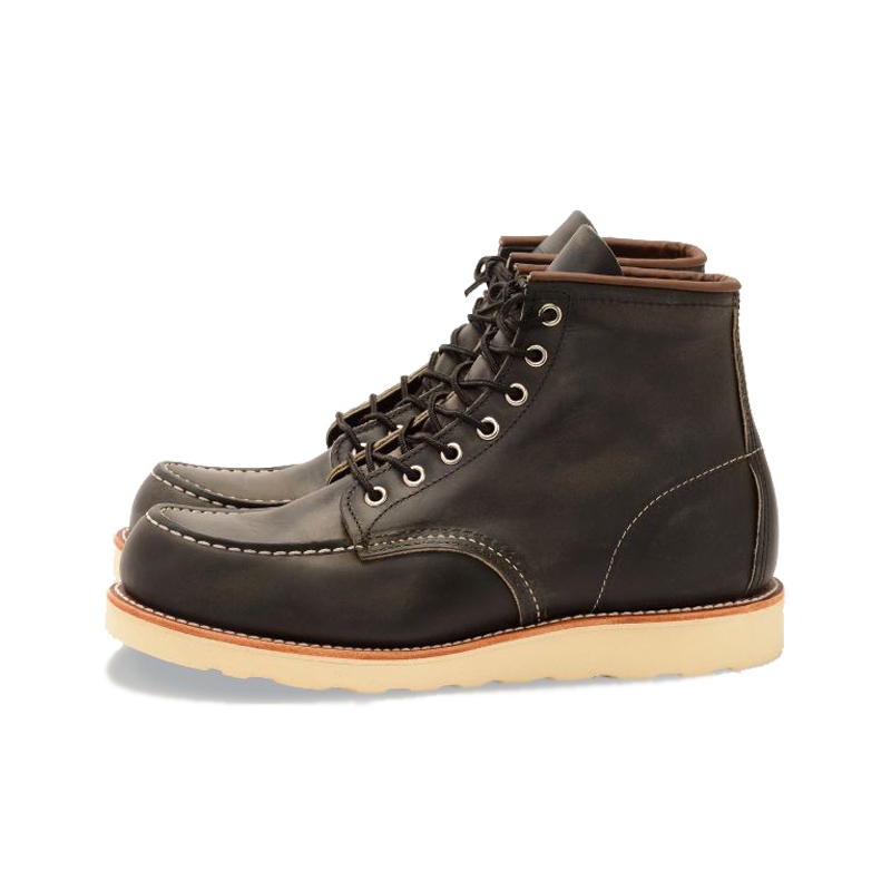 推荐商品：Red Wing Shoes/红翼 6寸方头 舒适 经典复古 休闲百搭 时尚美式 牛皮 马丁靴 黑