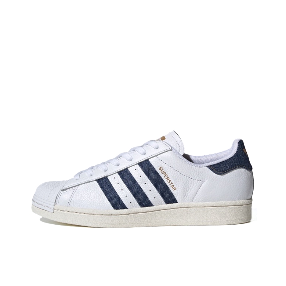 推荐商品：【宋雨琦同款】 adidas Originals Superstar 板鞋 轻便贝壳头薄底舒适百搭耐磨复古 白蓝/革面