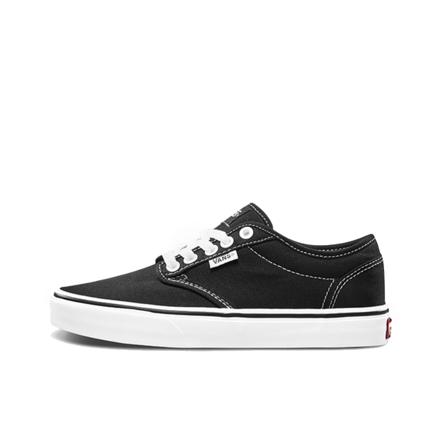 推荐商品：Vans/范斯 Atwood 板鞋 经典复古轻便百搭舒适透气防滑耐磨帆布低帮 黑色/白缝线