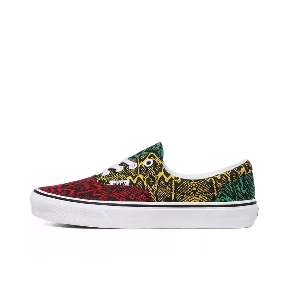推荐商品：Vans/范斯 Era Lx Comfycusra 轻便 复古 帆布鞋 红黄绿/蛇纹