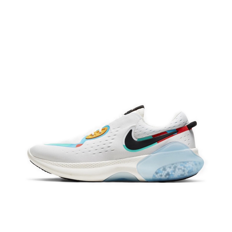 推荐商品：Nike Joyride Dual Run 跑鞋 舒适休闲轻便透气减震回弹防滑耐磨织物支撑运动圆头 White Blue Yellow 白色