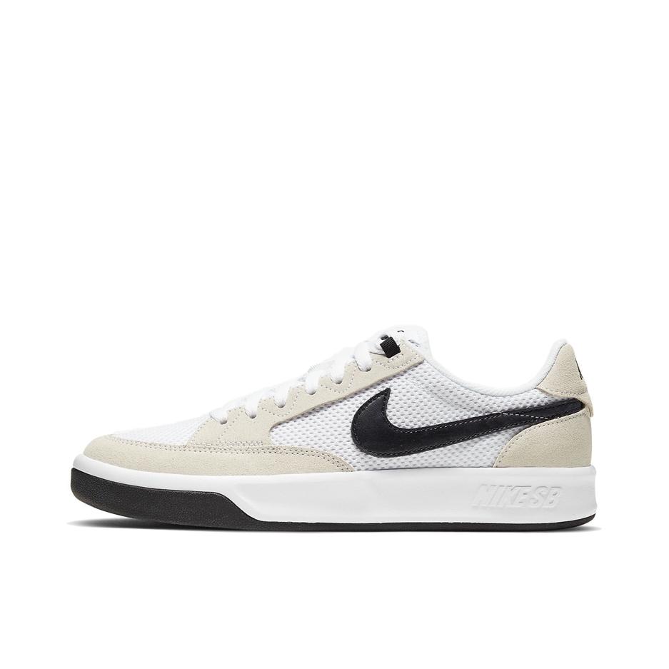 推荐商品：Nike SB Adversary 滑板鞋 板鞋 复古潮流耐磨透气舒适休闲轻便 White Black  米白黑