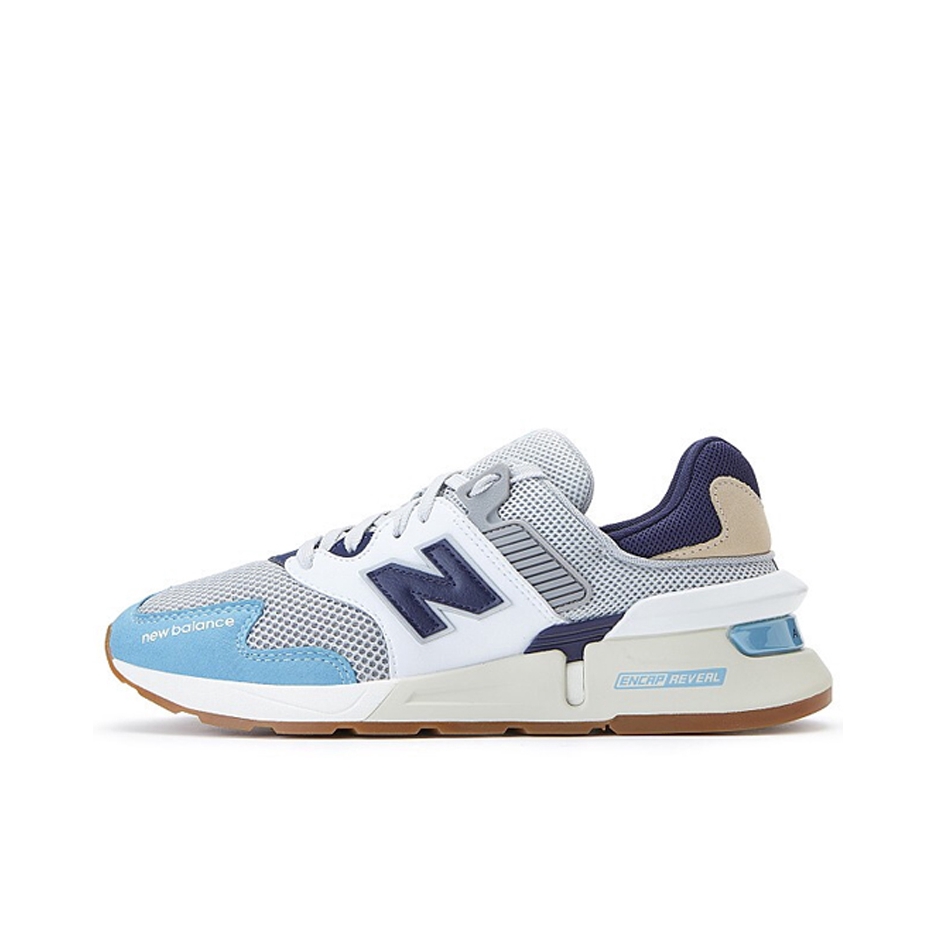 推荐商品：New Balance 997 时尚复古 防滑耐磨 透气舒适 运动休闲鞋 浅灰/蓝色/藏蓝