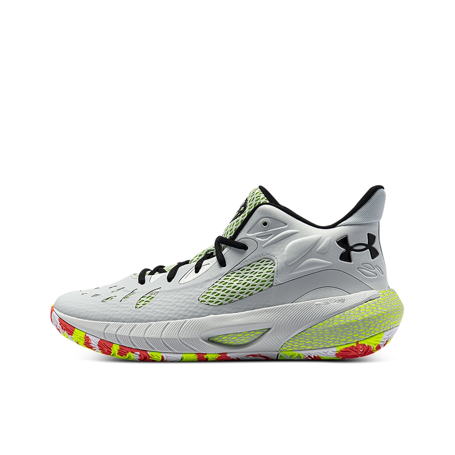 推荐商品：Under Armour/安德玛 Hovr Havoc 3 防滑耐磨 圆头 篮球鞋 白色/黄色