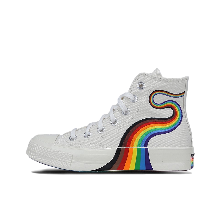 推荐商品：Converse/匡威 1970s 帆布鞋 圆头防滑经典复古轻便时尚拼接百搭 彩虹涂鸦