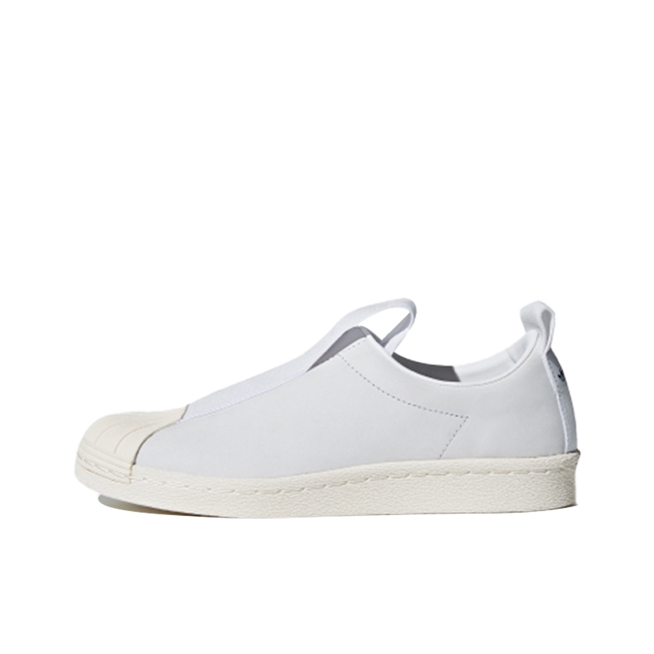 推荐商品：adidas BW3S Slip On 时尚百搭 轻便透气 防滑 休闲鞋 White 白色毛皮