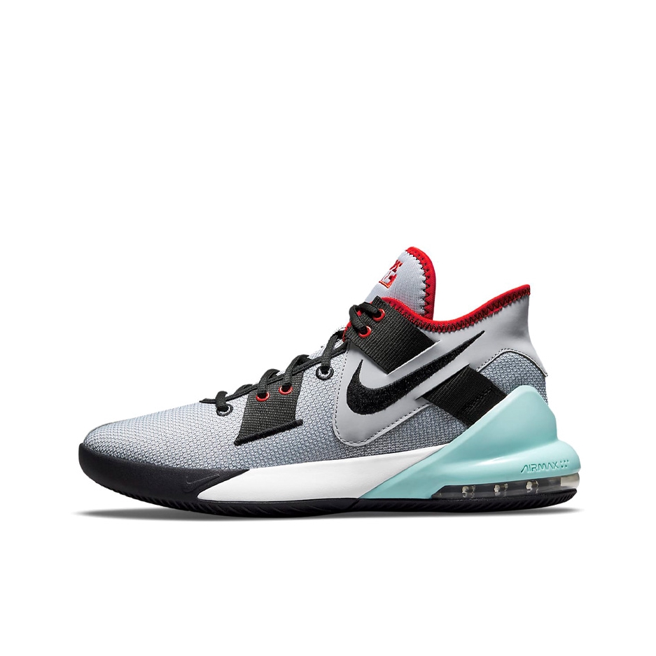 推荐商品：Nike Air Max Impact 2 防滑耐磨 织物 合成革 实战 篮球鞋 灰/蓝/红