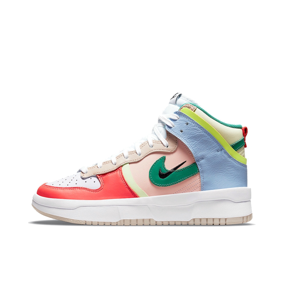 推荐商品：Nike Dunk 板鞋 经典复古百搭 高帮/白色/橙色/浅紫/解构