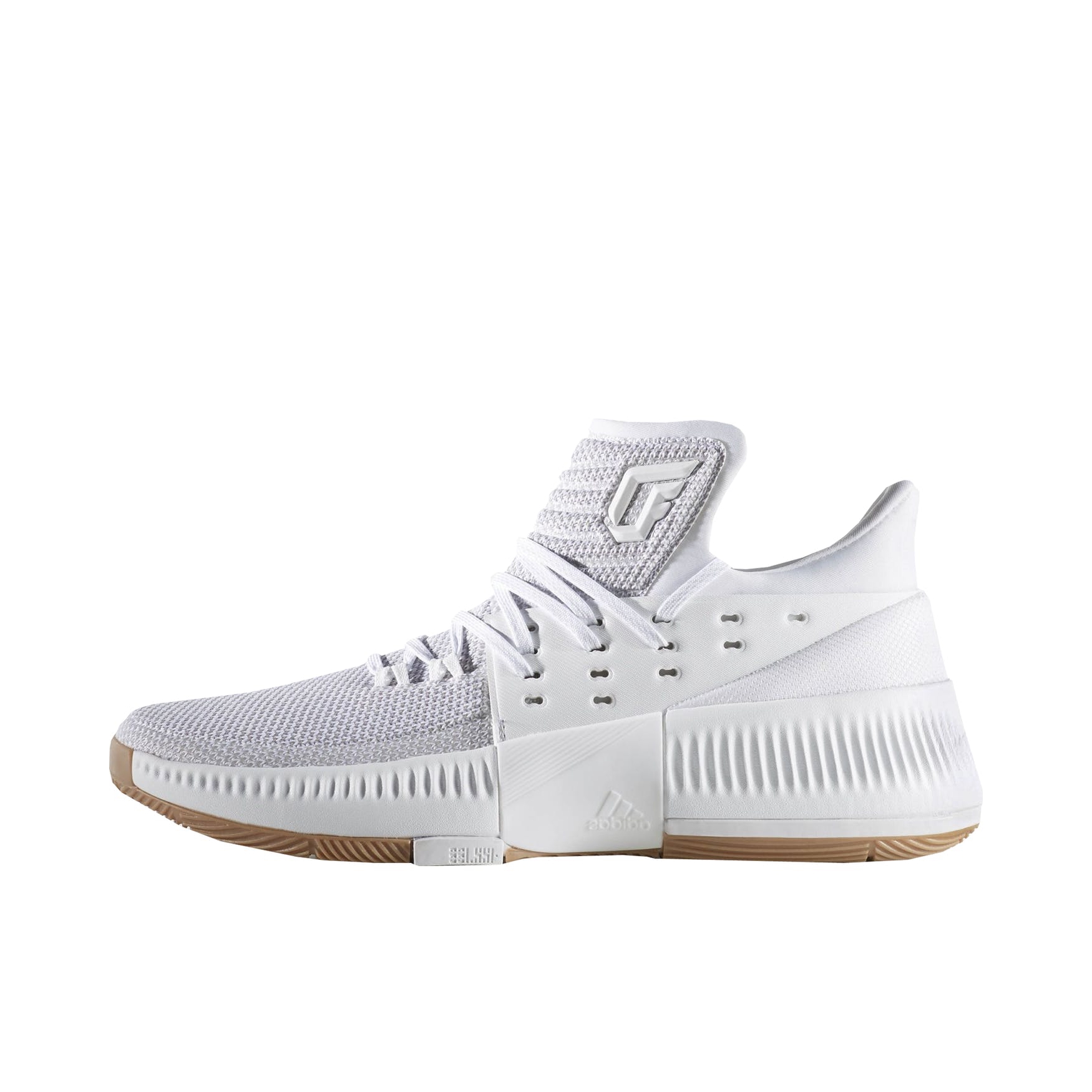 推荐商品：adidas Dame 3 利拉德 篮球鞋 防滑耐磨实战缓震轻便运动圆头包裹性 Legacy 亮白
