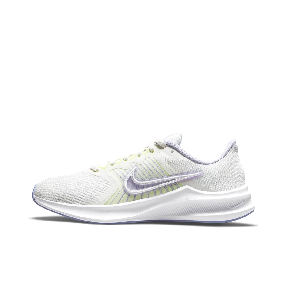 推荐商品：Nike Downshifter 11 跑鞋 网面透气休闲防滑缓震耐磨健身训练运动包裹性 白色