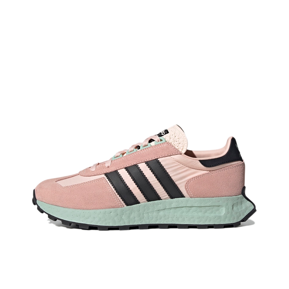 推荐商品：adidas Originals RETROPY E5 跑鞋 缓震透气复古 粉色/黑色