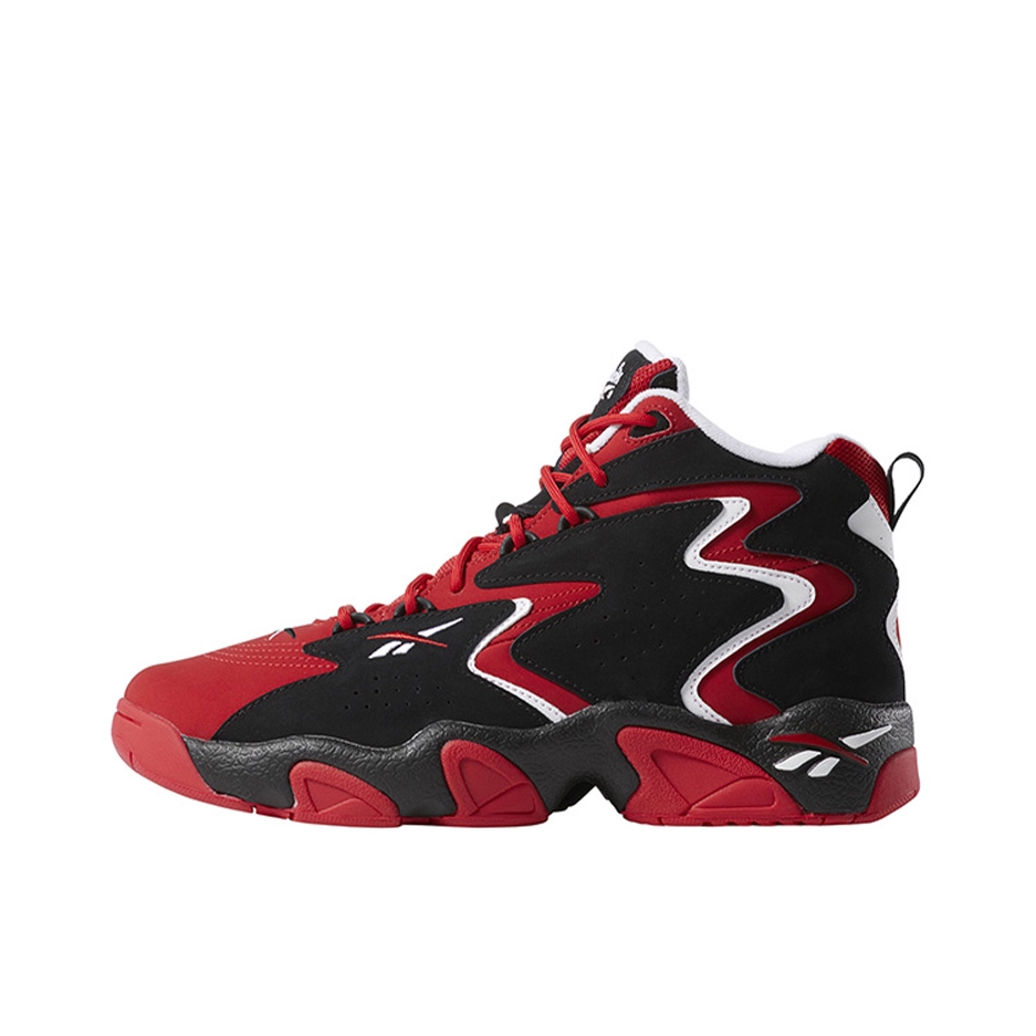 推荐商品：Reebok/锐步 Mobius OG 复古 防滑 耐磨 抗冲击 篮球鞋 Black/White/FireBrick 黑红白
