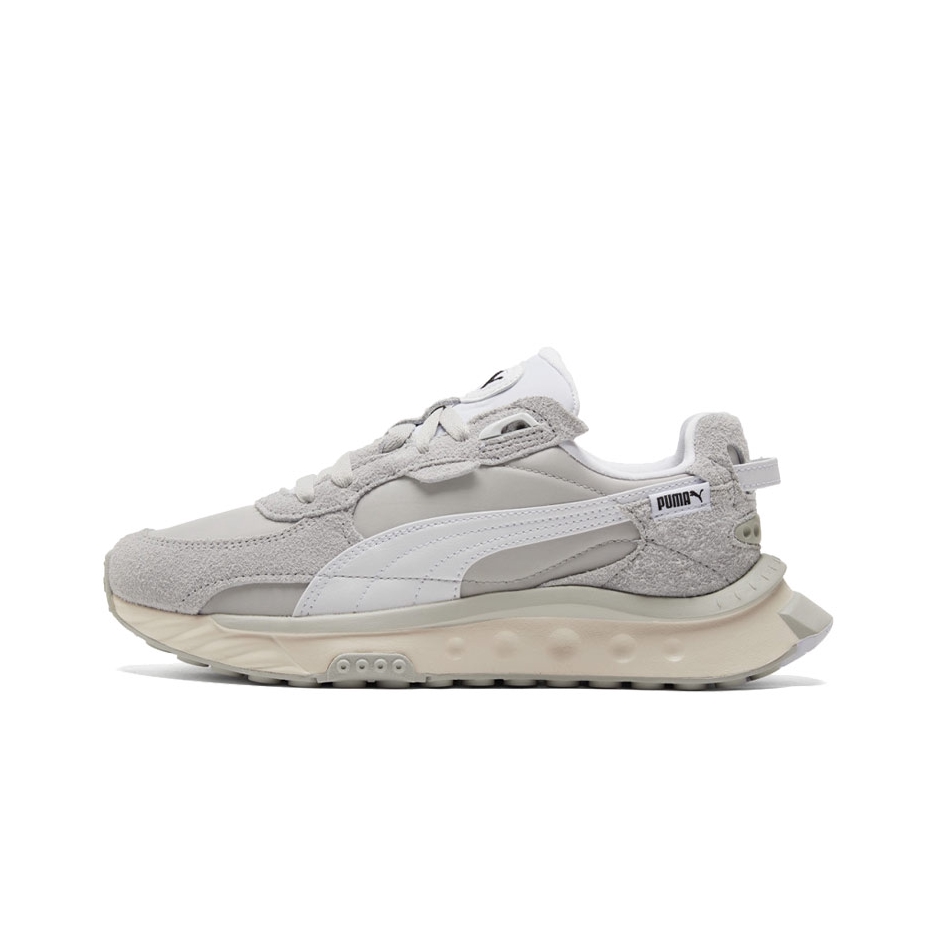 推荐商品：Puma/彪马 Wild Rider 运动休闲鞋 时尚复古舒适减震防滑耐磨轻便透气 GRAY 浅灰