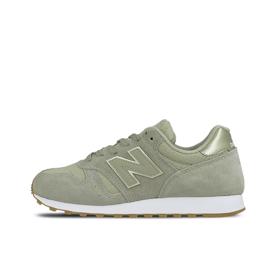 推荐商品：New Balance 373 织物 经典复古 百搭简约 网布 减震 舒适透气 防滑耐磨 低帮 合成革 马拉松 轻便缓震 运动休闲鞋 Green 黛灰色