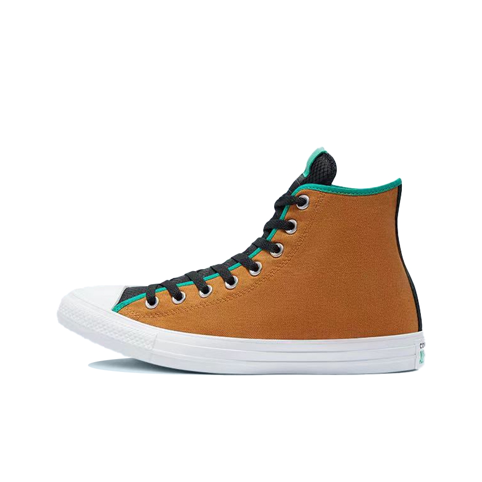 推荐商品：Converse/匡威 Chuck Taylor All Star 帆布鞋 常青款轻便防滑耐磨百搭复古圆头减震贴合高帮 棕色/黑色/绿色