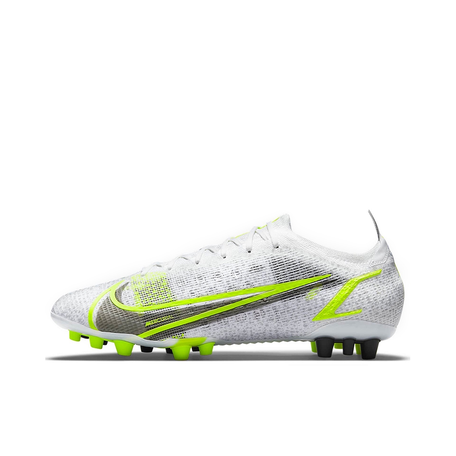 推荐商品：Nike Mercurial Vapor 14 Elite AG 顶级 胶质短钉 人造草地 支撑 圆头 足球鞋 白色/绿色/黑色