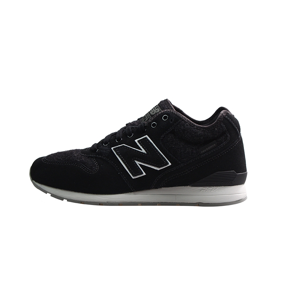 推荐商品：New Balance 996 织物 时尚复古 减震轻便 防滑耐磨 舒适透气 支撑 包裹性 增高 薄底 马拉松 人造革 防水 慢跑 运动休闲鞋 Black/White 黑白Mid