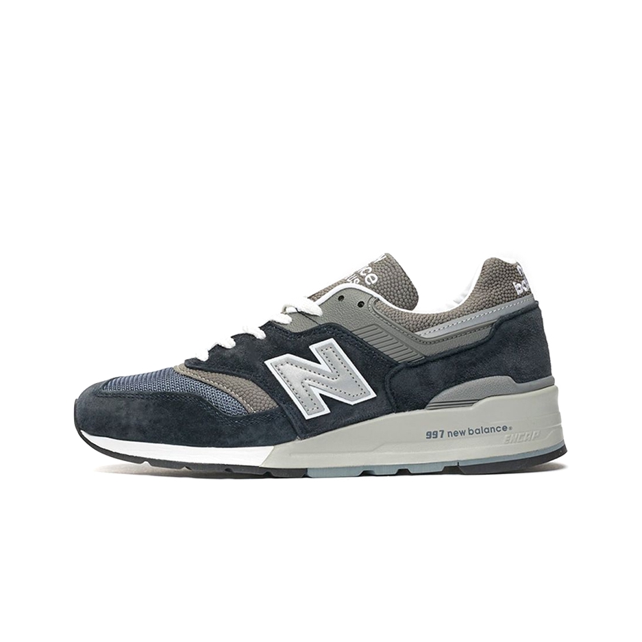 推荐商品：New Balance 997 时尚复古 防滑耐磨 透气舒适 运动休闲鞋 海军蓝/灰